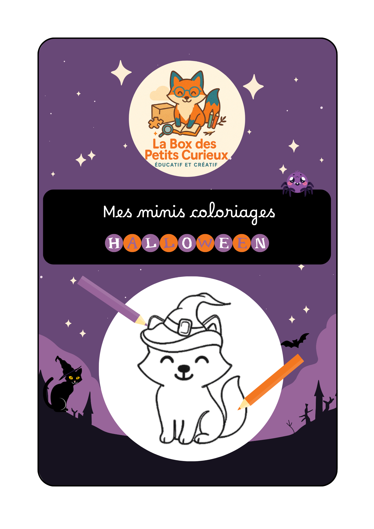Livret de coloriage Halloween - Gratuit