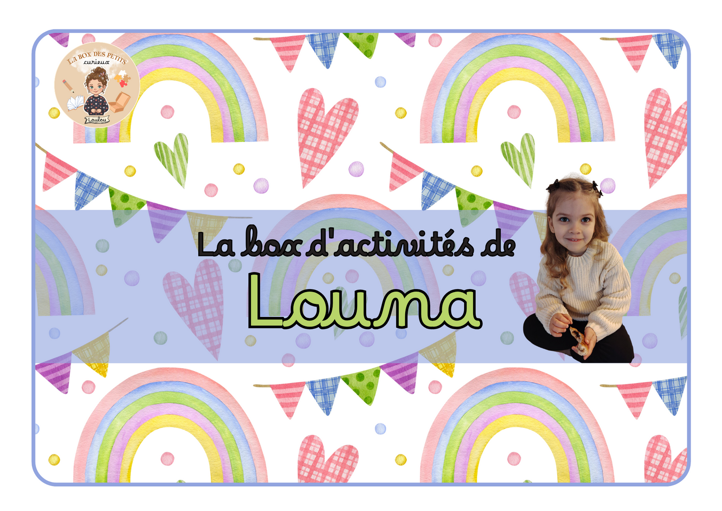 Couverture personnalisée Girly