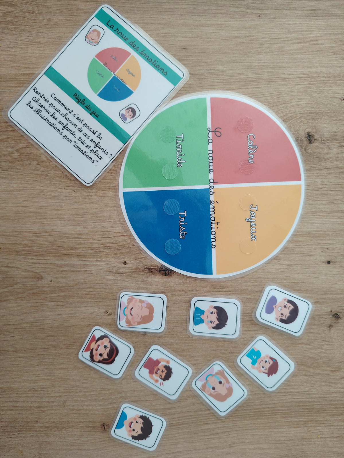 Mini Jeu - La roue des émotions
