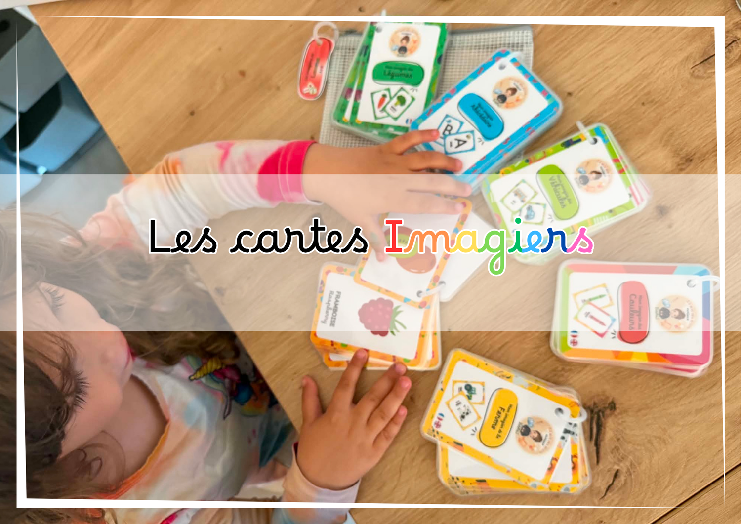 4- Les cartes Imagiers, Français Anglais