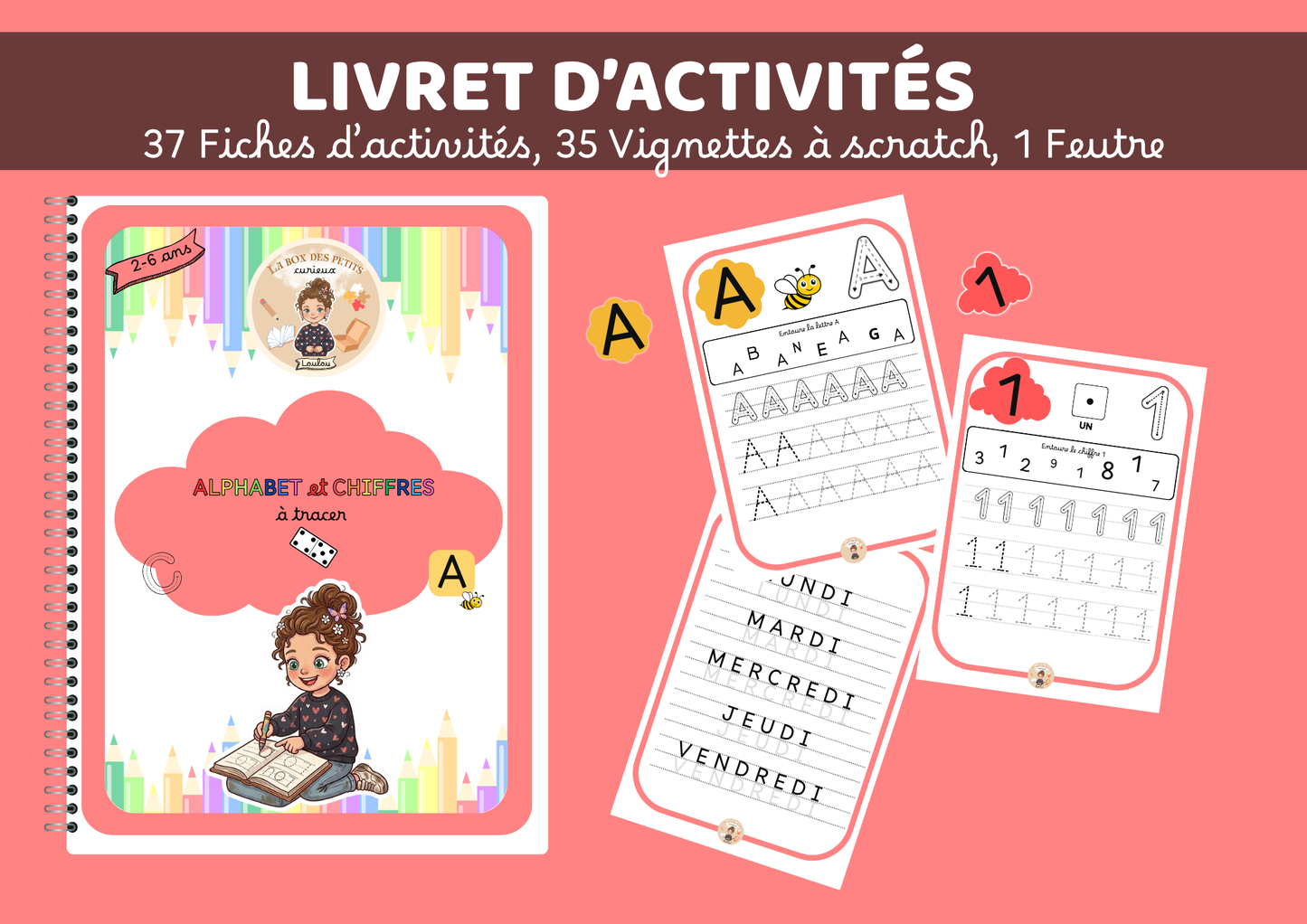 BOX 2-4 ANS - DES CHIFFRES ET DES LETTRES