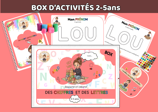 BOX 2-4 ANS - DES CHIFFRES ET DES LETTRES