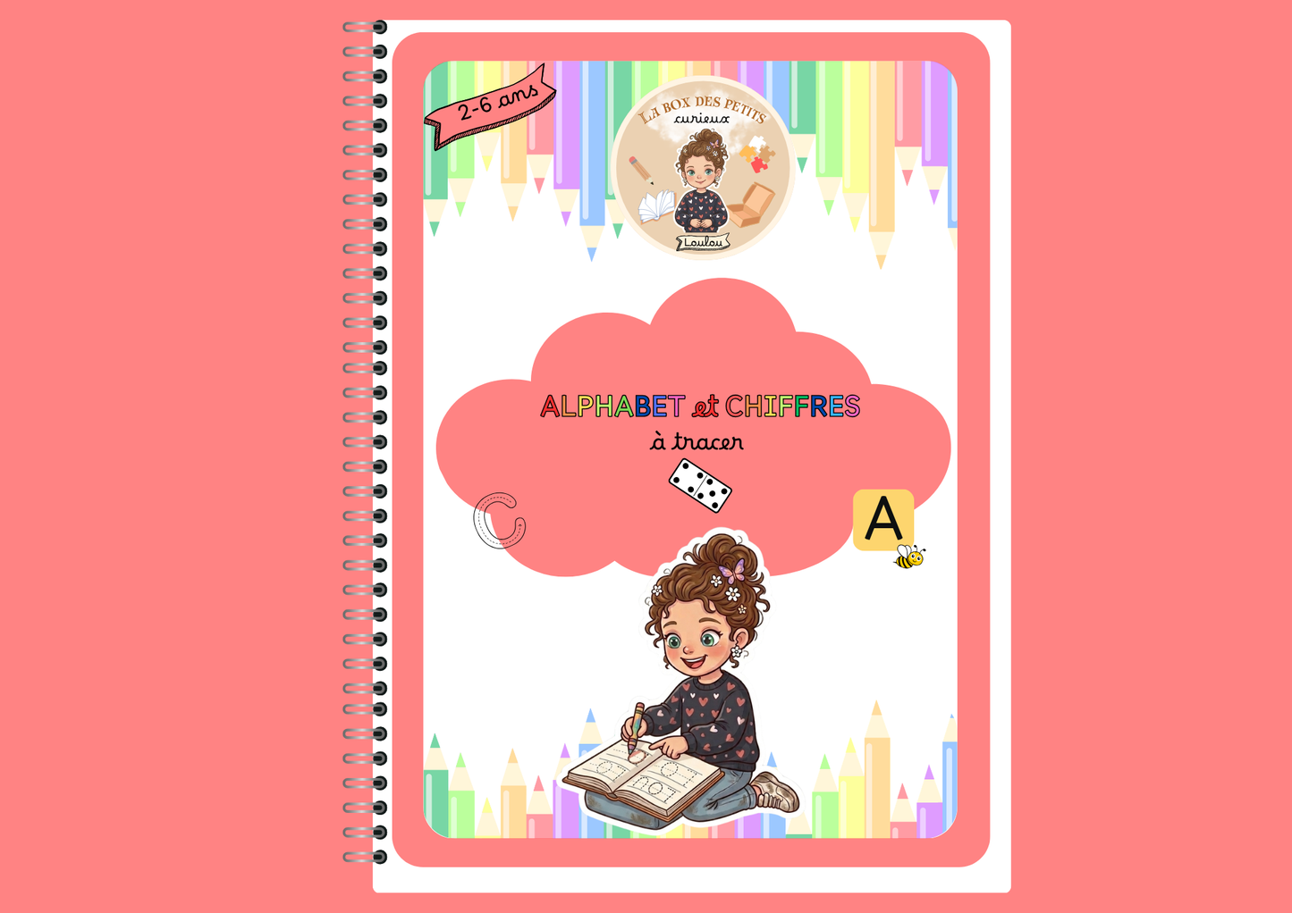 Livret d'activités 3-6 ans - L'alphabet et les chiffres à tracer (Box Des chiffres et des lettres)