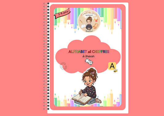 Livret d'activités 3-6 ans - L'alphabet et les chiffres à tracer (Box Des chiffres et des lettres)