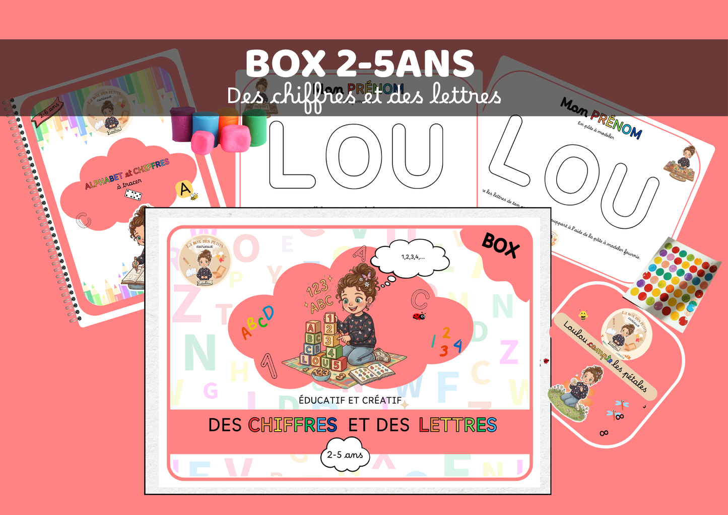 BOX 2-4 ANS - DES CHIFFRES ET DES LETTRES