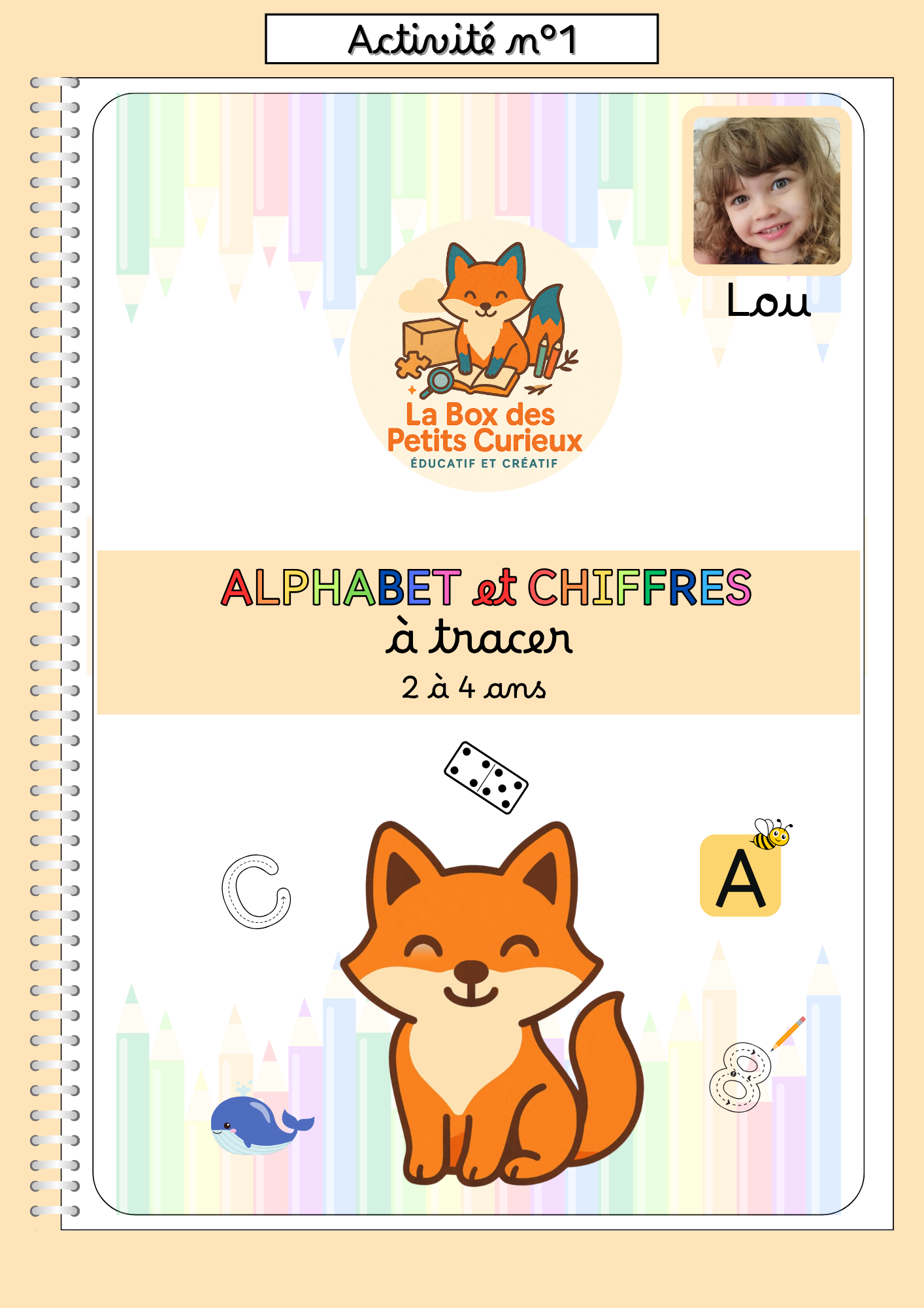 LA BOX DES 2-4 ANS - DES CHIFFRES ET DES LETTRES
