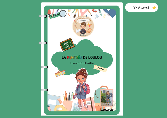 Livret d'activités 3-6 ans -La Rentrée de loulou
