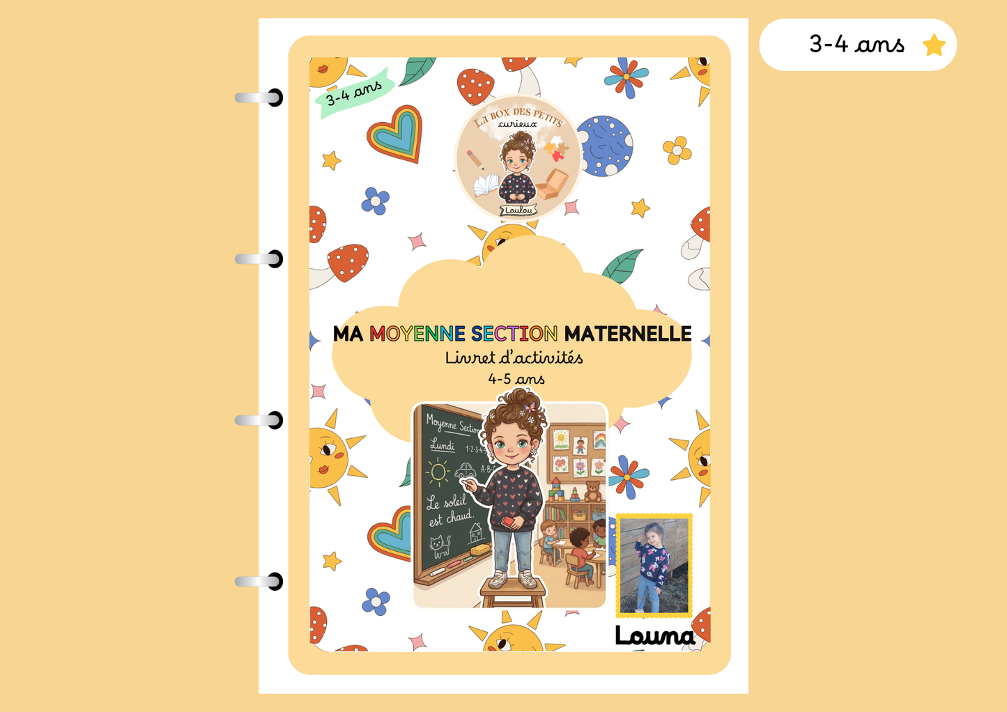 Livret d'activités 4-5 ans  - Ma moyenne section maternelle (Box Mission Moyenne section)