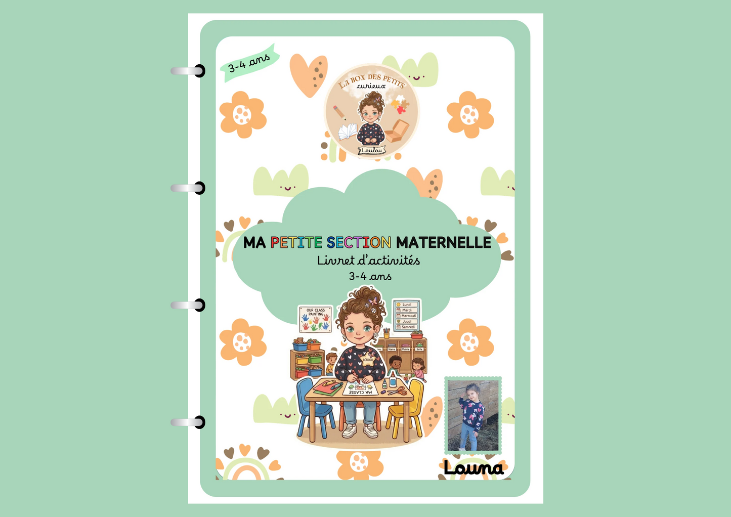 Livret d'activités 3-4 ans  - mission petite section (Box Mission petite section)