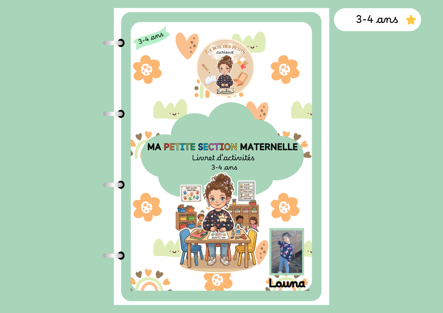 Livret d'activités 3-4 ans  - Ma petite section maternelle (Box Mission Petite section)
