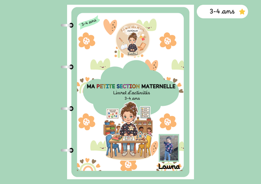 Livret d'activités 3-4 ans  - Ma petite section maternelle (Box Mission Petite section)