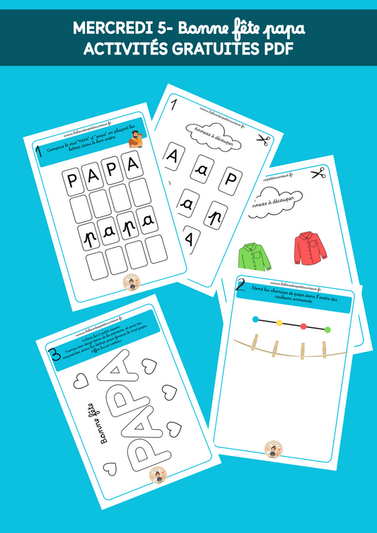 Mercredi 5 - Bonne fête papa, pdf gratuit
