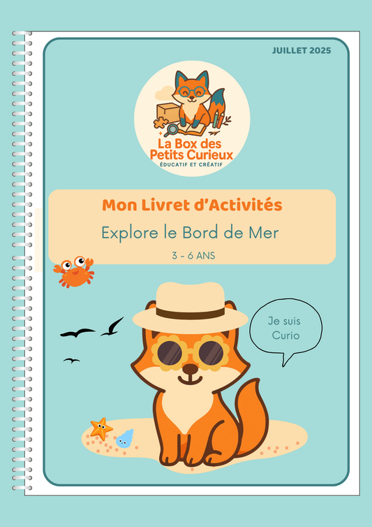 LIVRET D'ACTVITES N°1 - JUILLET - BORD DE MER