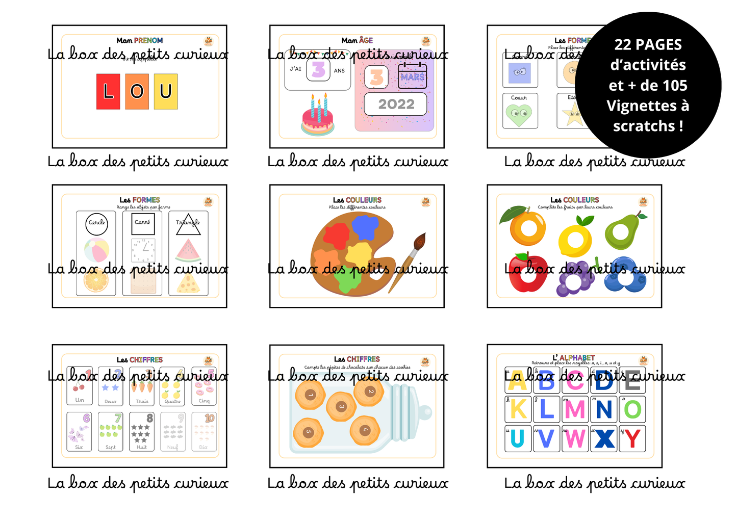 2ANS+ BUSY BOOK personnalisé -INEDIT