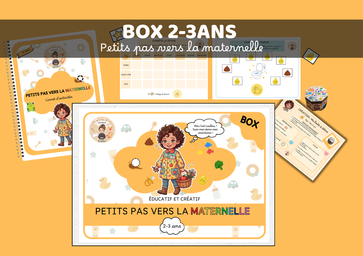 BOX 2-3 ANS - Petits pas vers la Maternelle