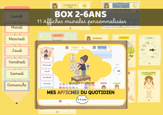 2 ANS + - Mes affiches du quotidien