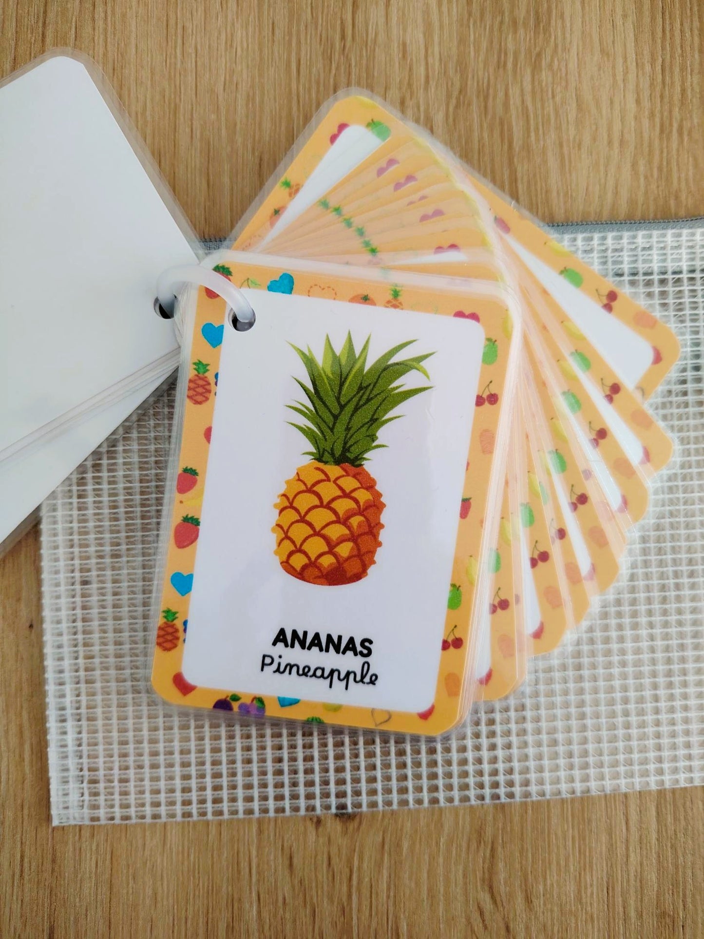 Mon imagier des Fruits🍎🍌🍓 - Français / Anglais