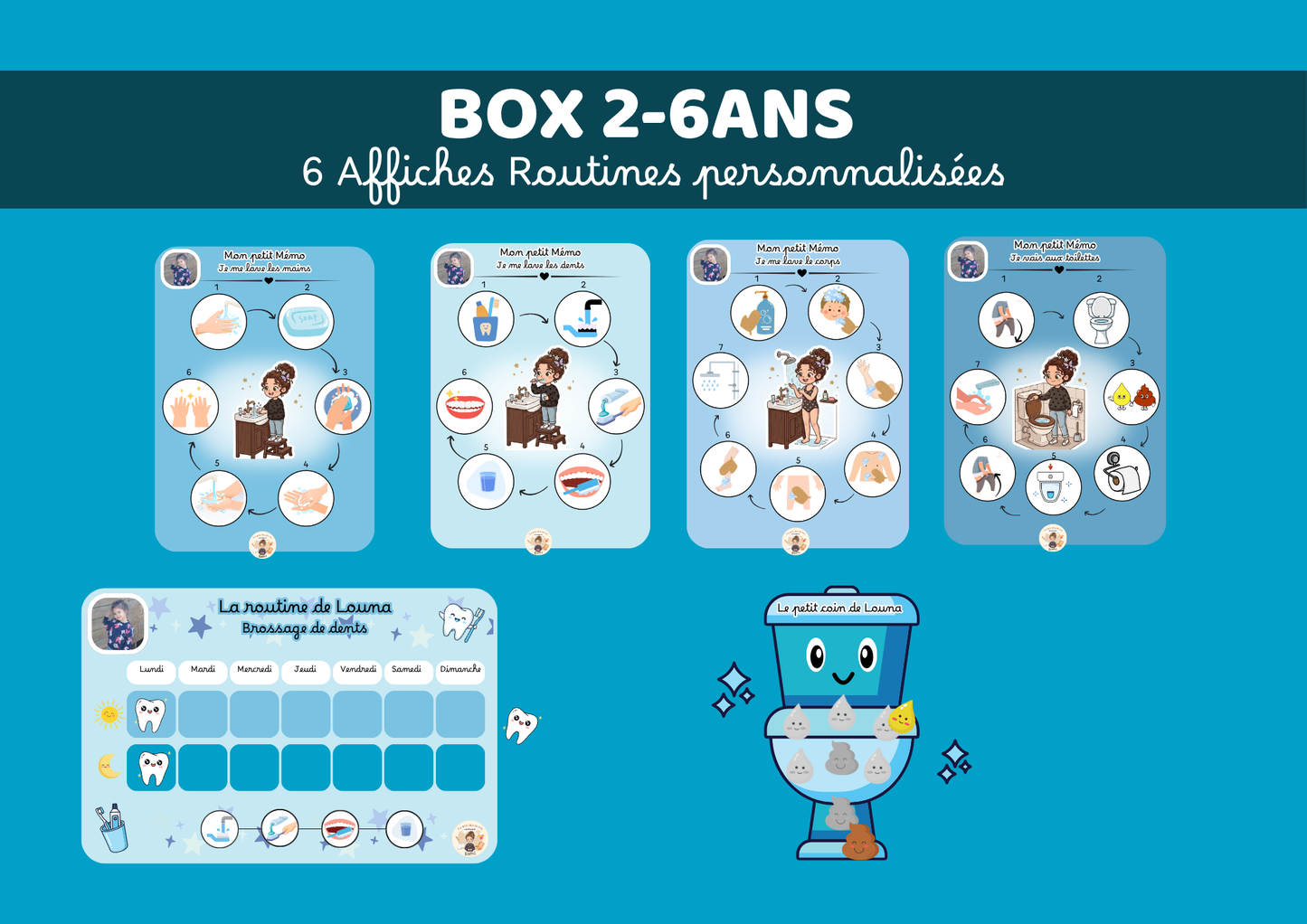 2-6 ans + - Mes routines sur l'hygiène