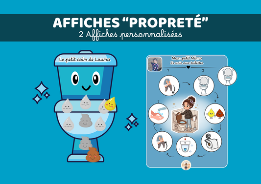 Affiches - Apprentissage de la propreté