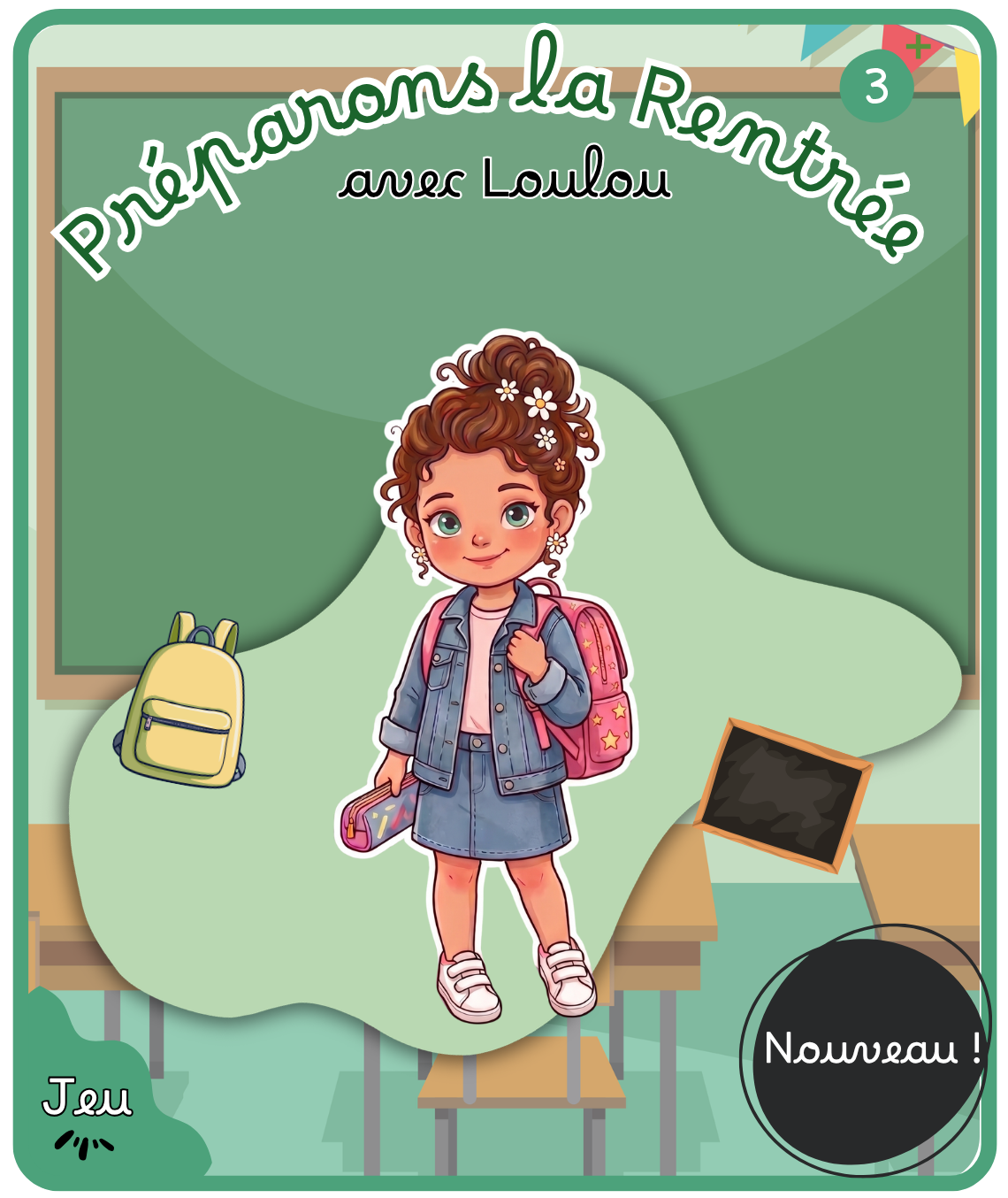 Jeu - Préparons la Rentrée - 3 ans et +
