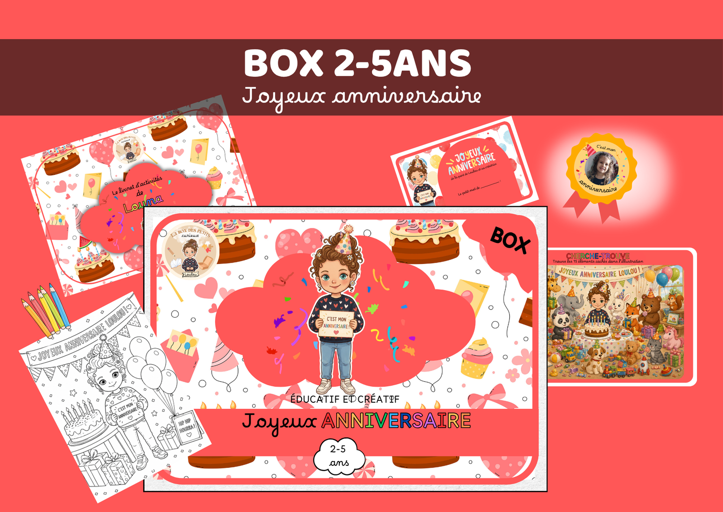 BOX 2-5 ANS  - Joyeux anniversaire