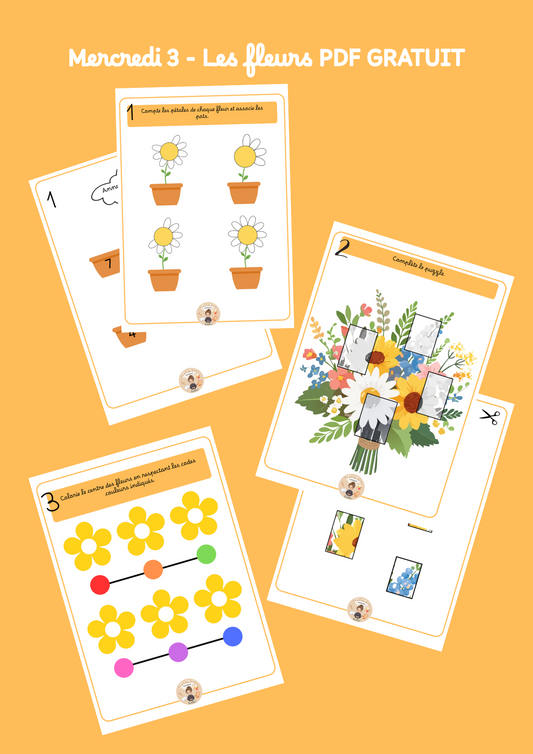 Mercredi 4 - les fleurs, pdf gratuit