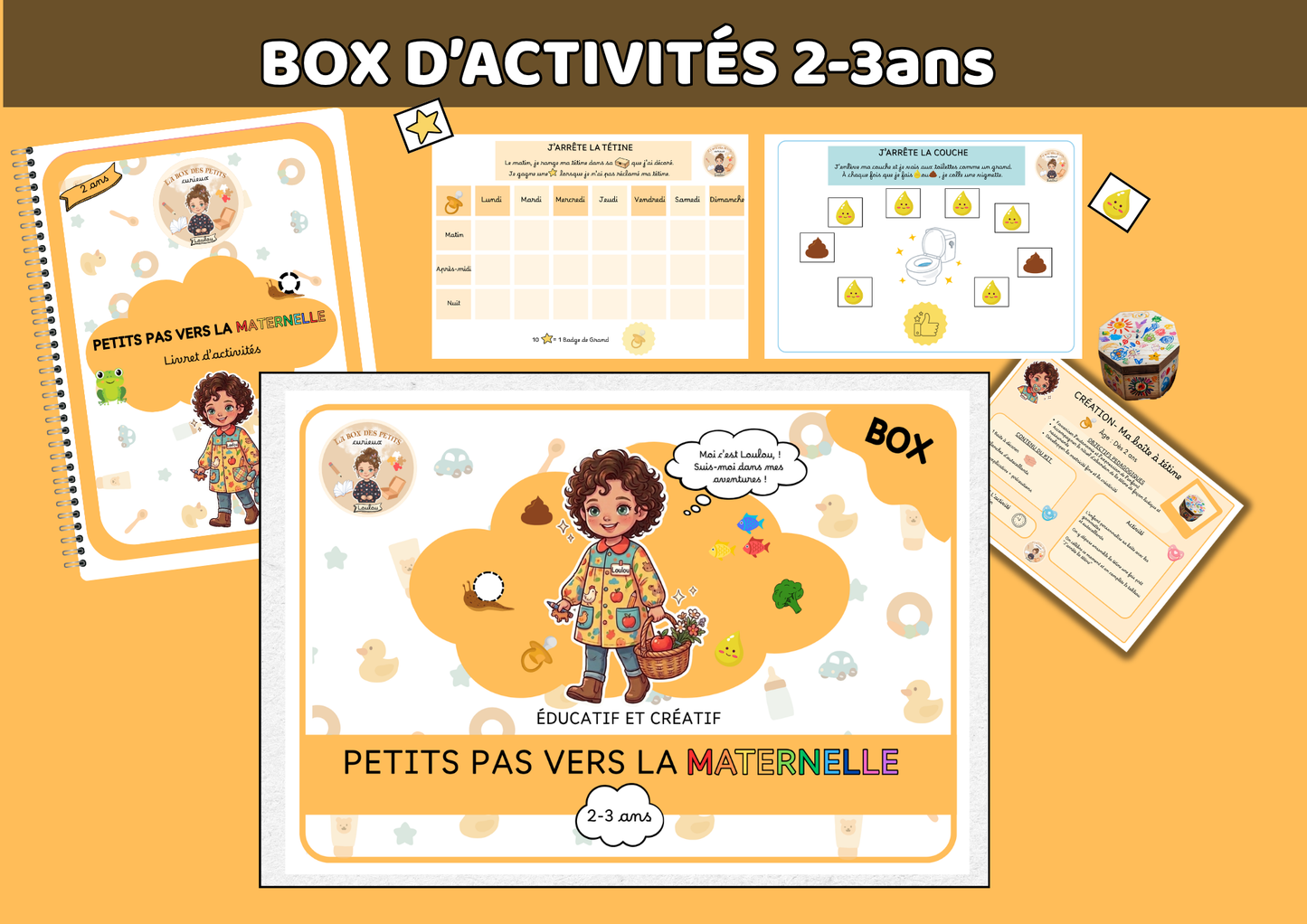 BOX 2-3 ANS - Petits pas vers la Maternelle