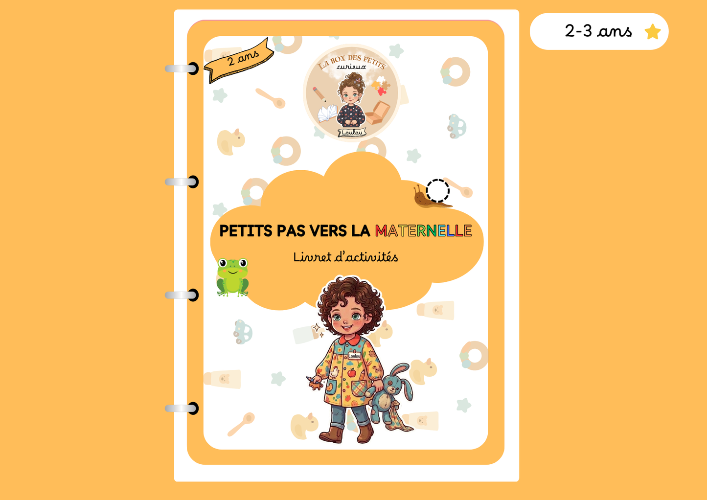 Livret d'activités 2-3 ans - Petits Pas vers la Maternelle (Box petits pas vers la maternelle)