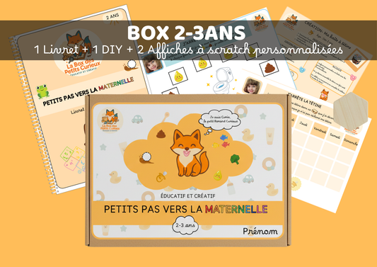 LA BOX DES 2-3 ANS - Petits pas vers la Maternelle