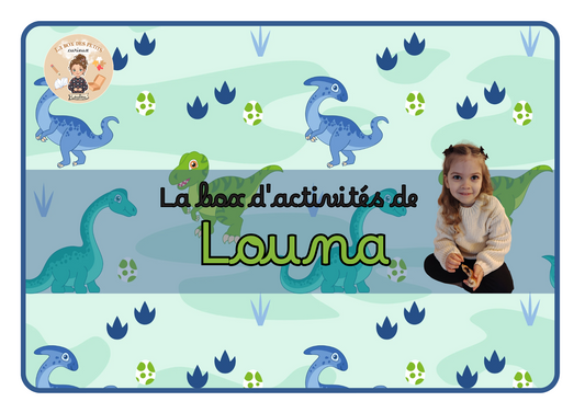 Couverture personnalisée Dinosaure