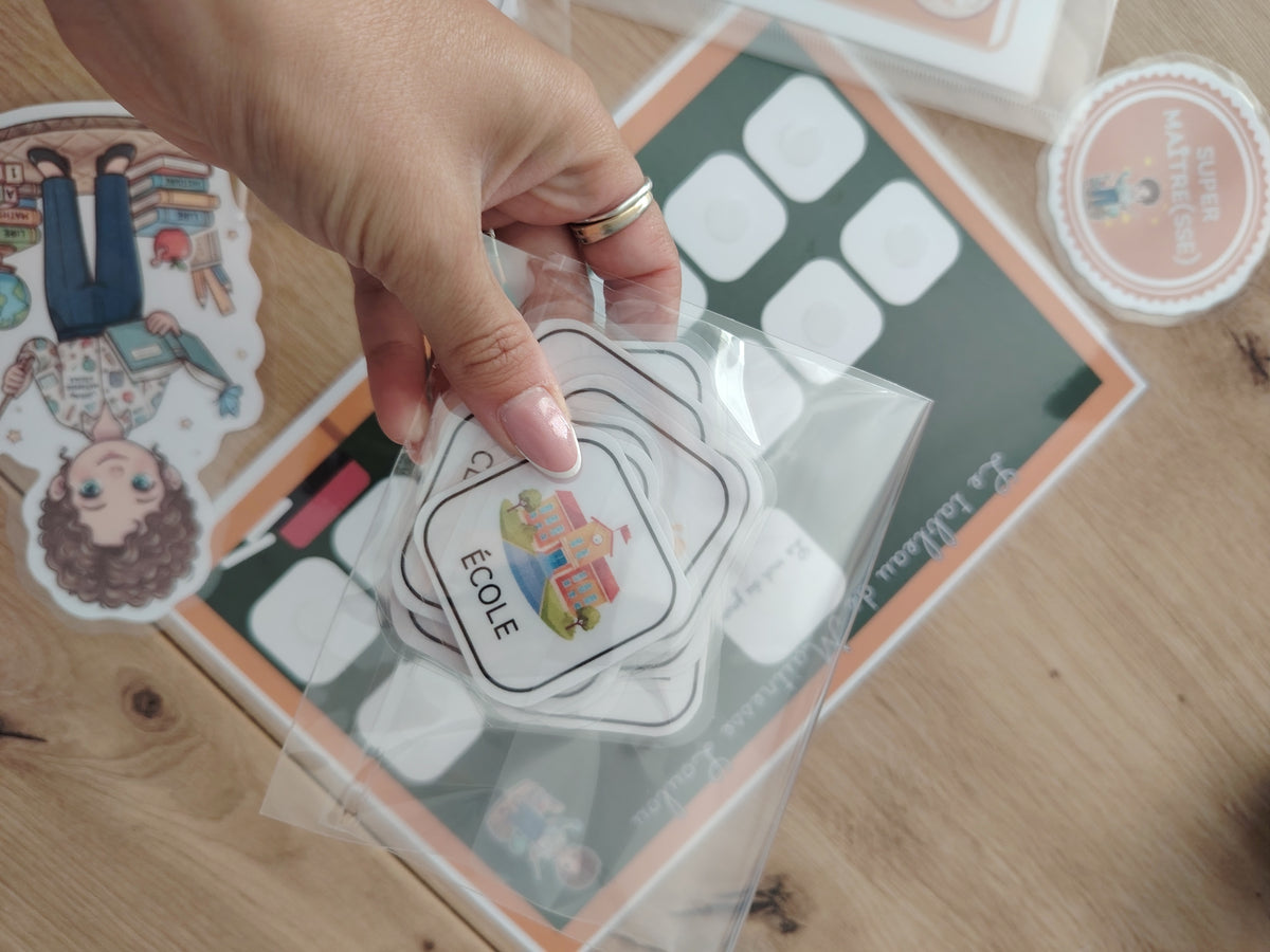 Jeu - Le tableau des mots - 3 ans et +